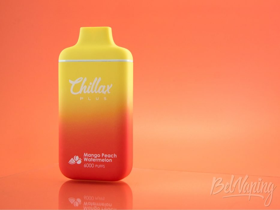 Одноразки Chillax PLUS 6000 - вкус МАНГО ПЕРСИК АРБУЗ