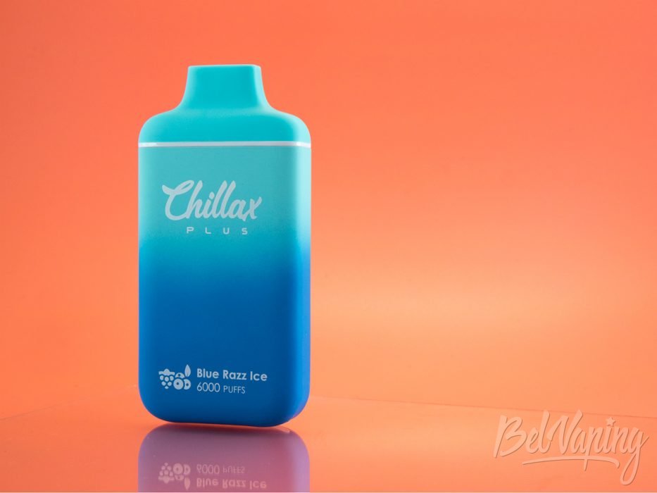 Одноразки Chillax PLUS 6000 - вкус BLUE RAZZ ICE