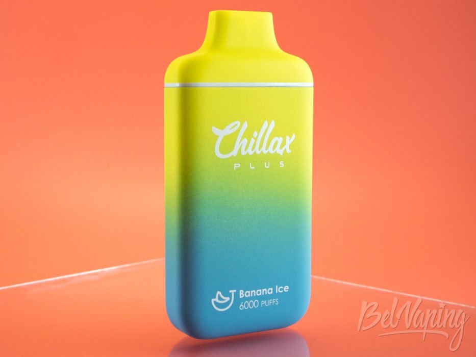 Одноразки Chillax PLUS 6000 - вкус ЛЕДЯНОЙ БАНАН