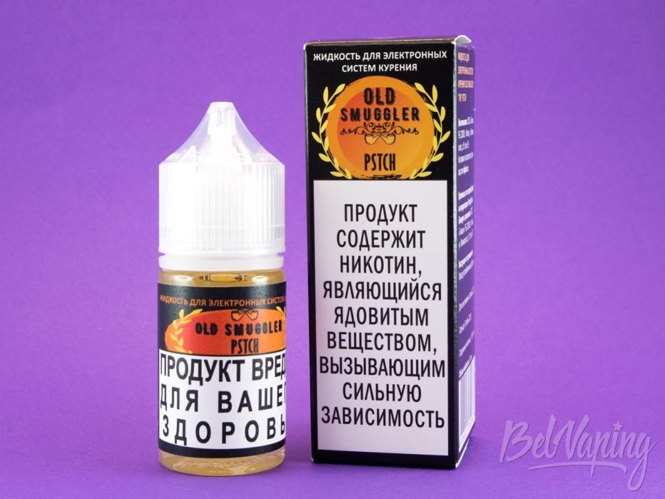 Солевые миксы OLD SMUGGLER от Giraff и VB Juice - вкус PSTCH