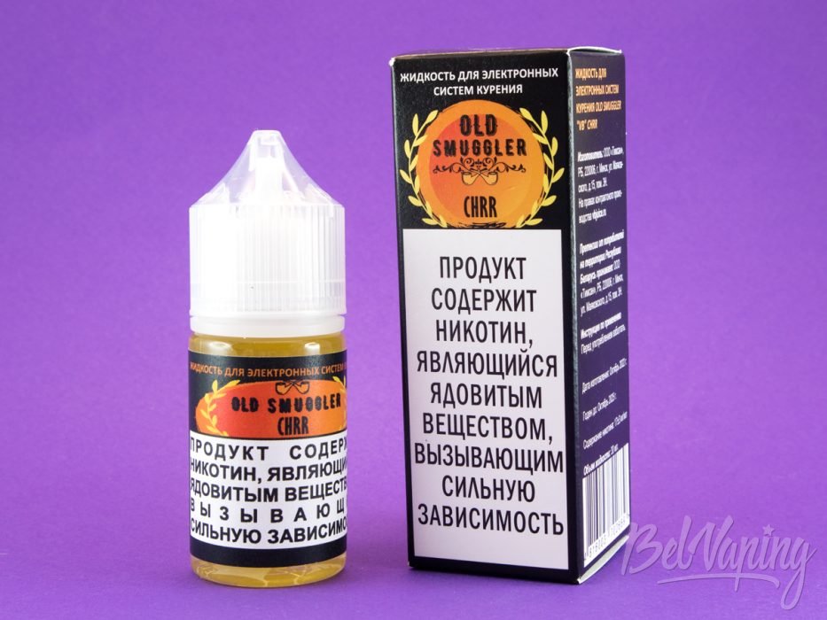 Солевые миксы OLD SMUGGLER от Giraff и VB Juice - вкус CHRR