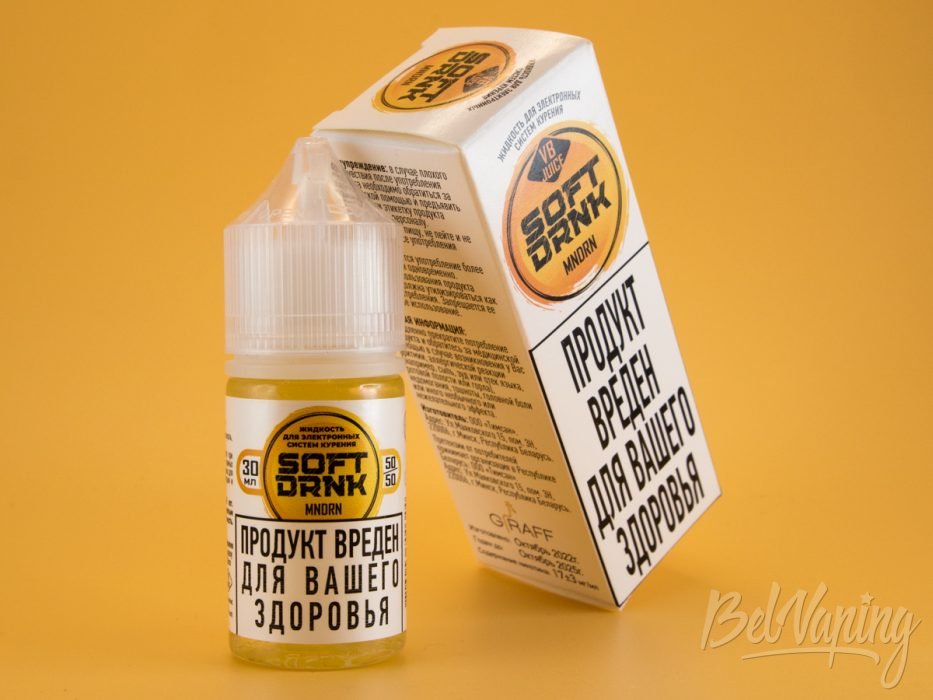 Солевые миксы SOFT DRINK от Giraff и VB Juice - вкус MNDRN