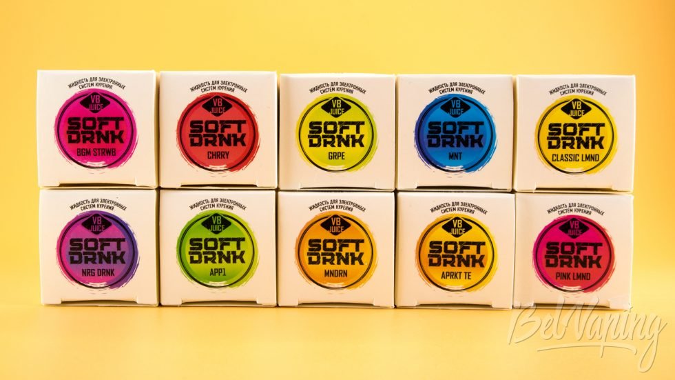 Солевые миксы SOFT DRINK от Giraff и VB Juice