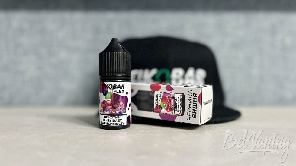 Жидкость Tikobar Flex Blueberry Cherry