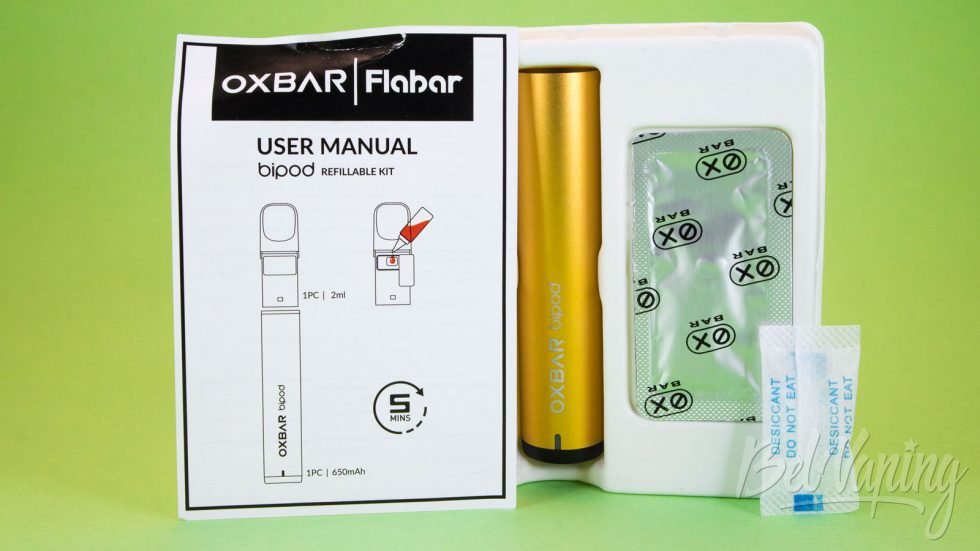 Обзор OXBAR BIPOD - комплект поставки