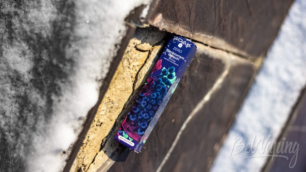 Одноразка SOAK X ZERO Blackcurrant Daiquiri
