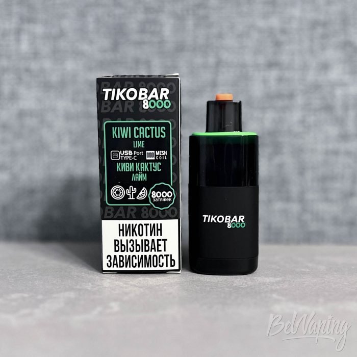 Одноразка Tikobar 8000 Kiwi Cactus Lime