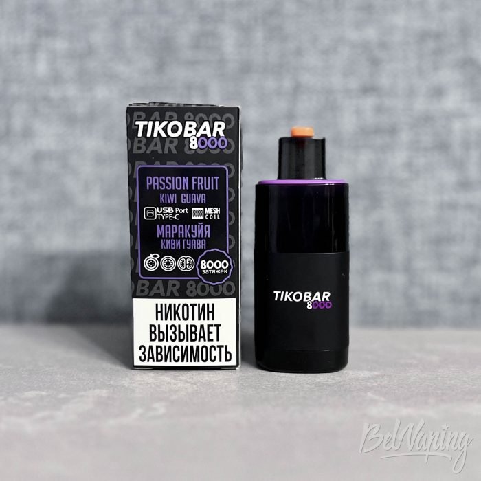 Одноразка Tikobar 8000 Passionfruit Kiwi Guava