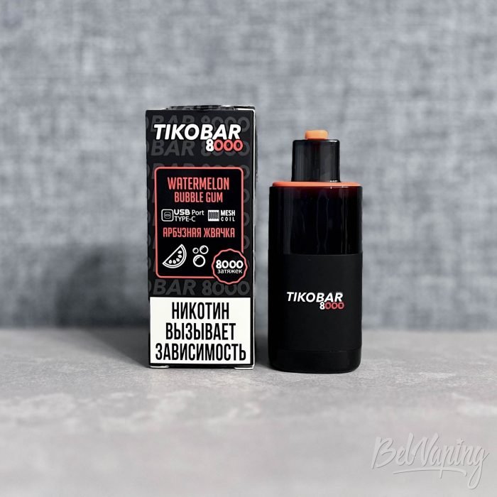 Одноразка Tikobar 8000 Watermelon Bubble Gum