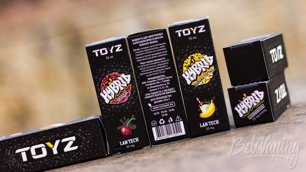 Toyz Hybrid обзор жидкости упаковка коробки