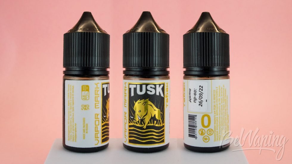 Вейпы без никотина - жидкость VAPOR MARK TUSK (ТАБАК)