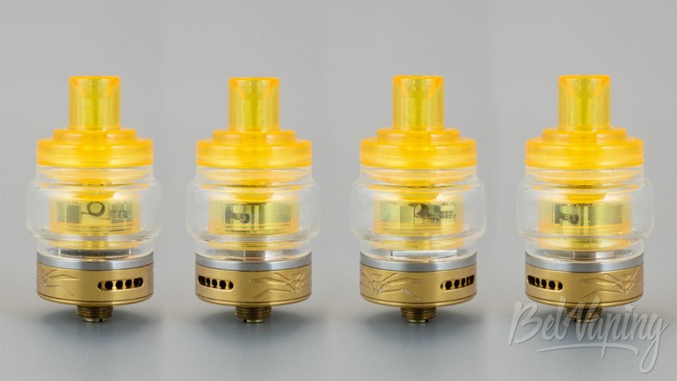 Обзор бака Oumier WASP NANO MTL - внешний вид с большим стеклом