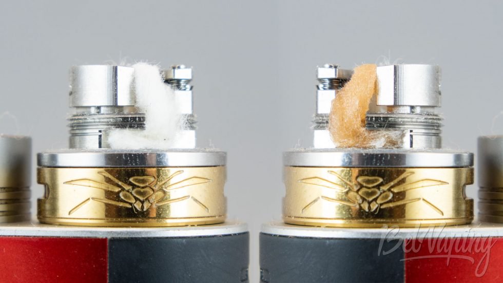 Обзор бака Oumier WASP NANO MTL - укладка хлопка