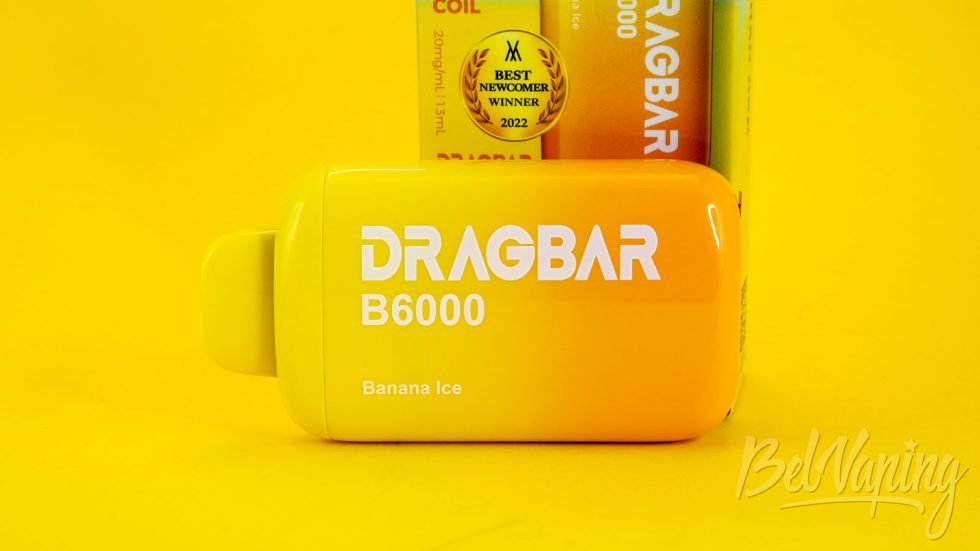 Обзор одноразок DRAGBAR B6000 от Zovoo - вкус BANANA ICE