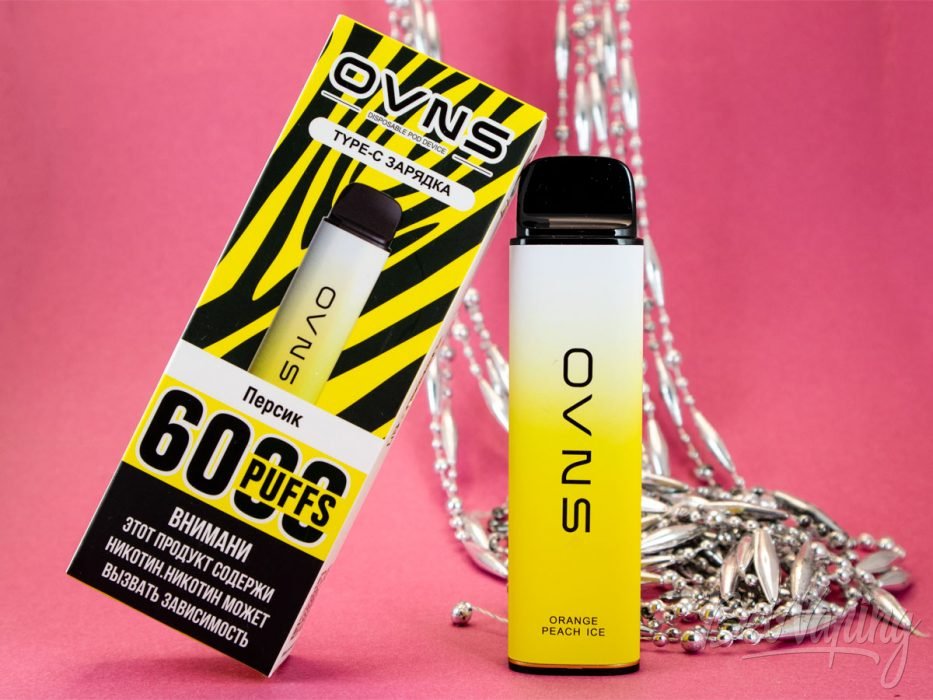 Обзор одноразок OVNS 6000 - вкус ПЕРСИК