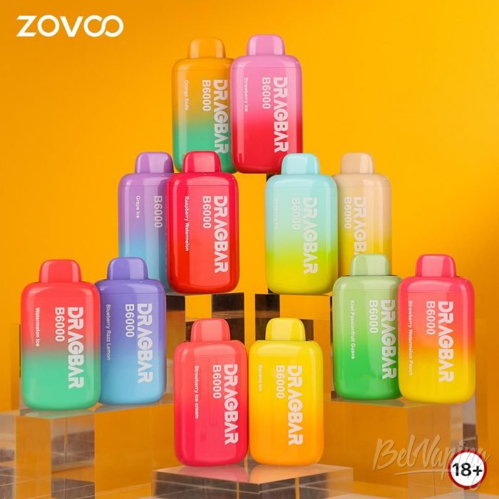 Новые одноразки Dragbar B6000 от Zovoo