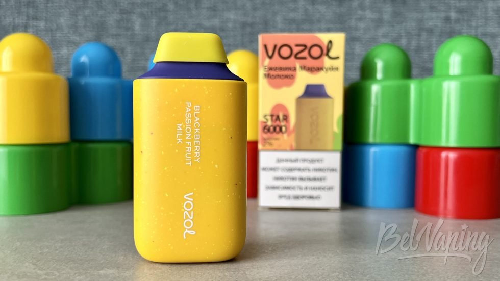 Одноразка Vozol Star 6000 Blackberry Passionfruit Milk