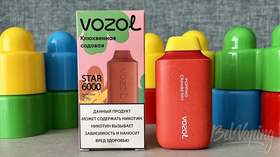 Одноразка Vozol Star 6000 Popping Cranberry