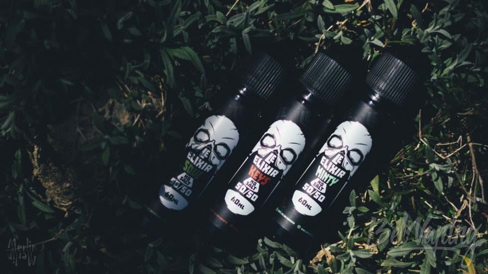 Dark Vapor обзор жидкости Le Elixir флаконы