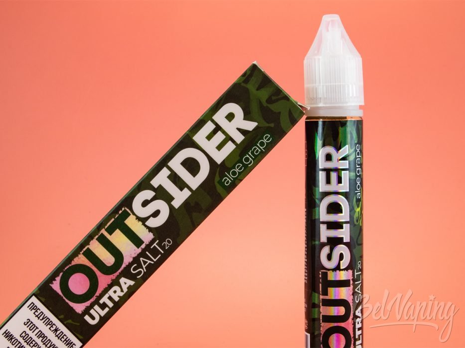 Обзор солевых жидкостей OUTSIDER - вкус ALOE GRAPE