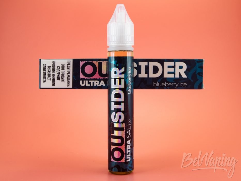 Обзор солевых жидкостей OUTSIDER - вкус BLUEBERRY ICE
