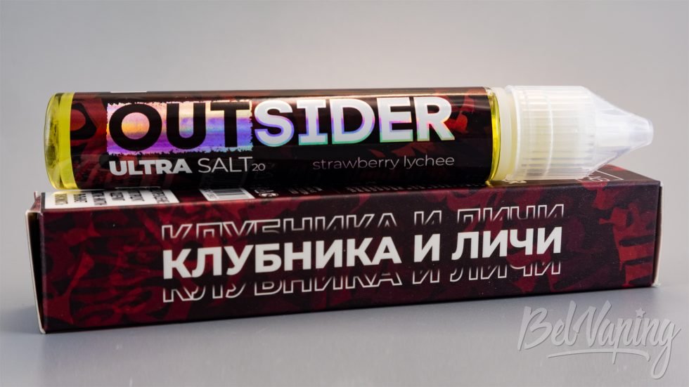 Обзор солевых жидкостей OUTSIDER - вкус КЛУБНИКА И ЛИЧИ