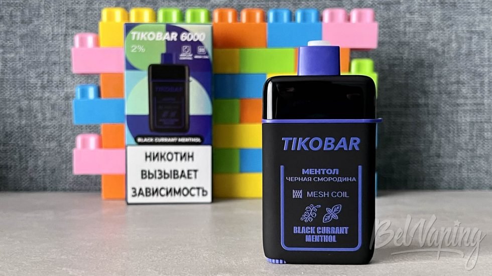 Одноразка Tikobar 6000 Black Currant Menthol
