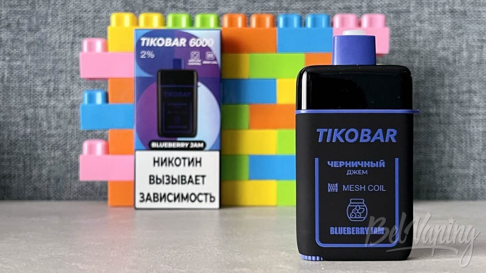 Одноразка Tikobar 6000 Blueverry Jam
