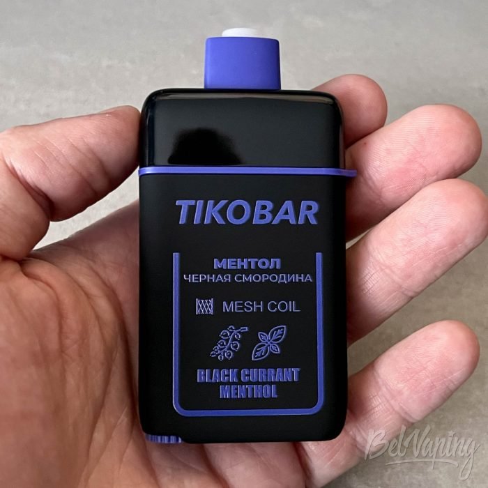 Внешний вид одноразки Tikobar 6000 в руке