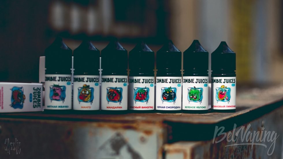 Zombie Juices обзор жидкости Zombie Juices Ice флаконы миксы