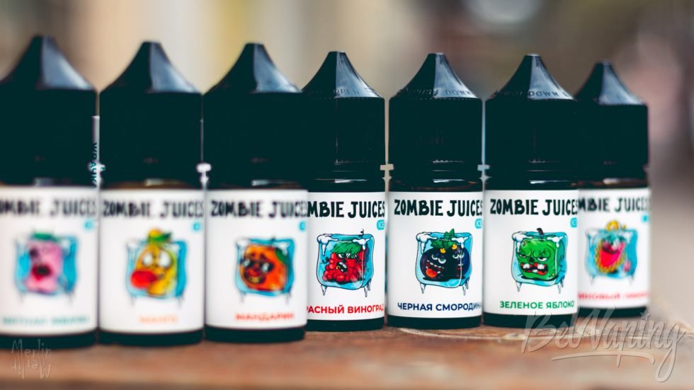 Zombie Juices обзор жидкости Zombie Juices Ice флаконы вкусы