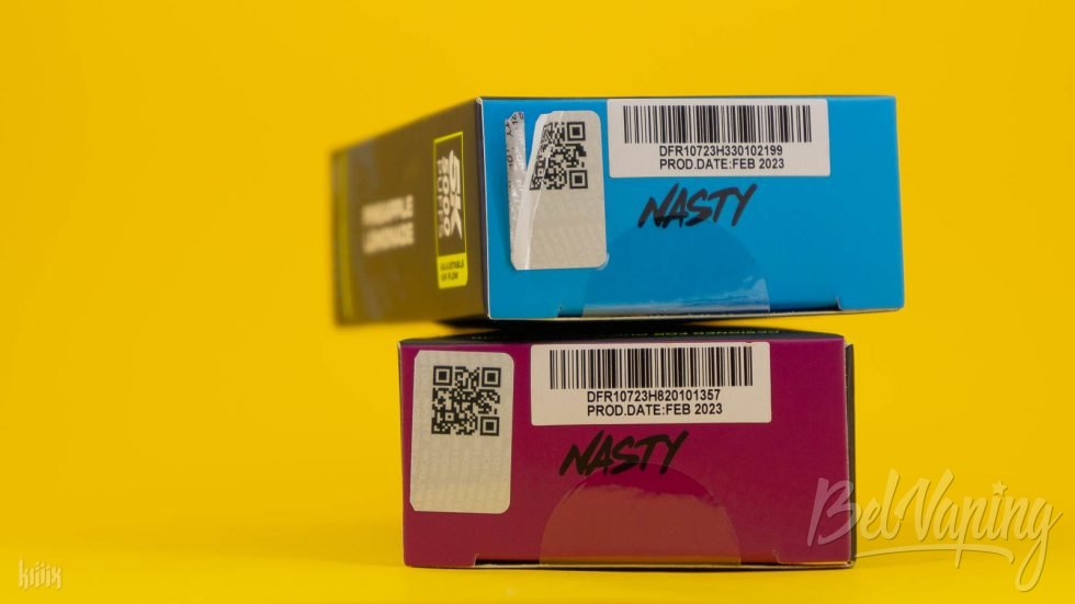 Защита одноразок Nasty Disposable 5K Crystal от подделок
