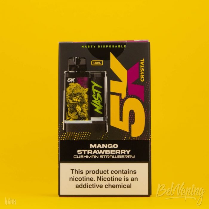 Одноразка Nasty Disposable 5K Crystal Mango Strawberry (Cushman Strawberry)