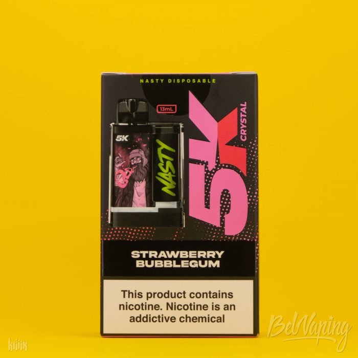 Одноразка Nasty Disposable 5K Crystal Strawberry Bubblegum