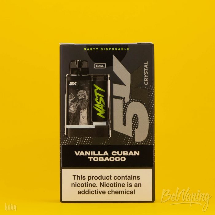 Одноразка Nasty Disposable 5K Crystal Vanilla Cuban Tobacco