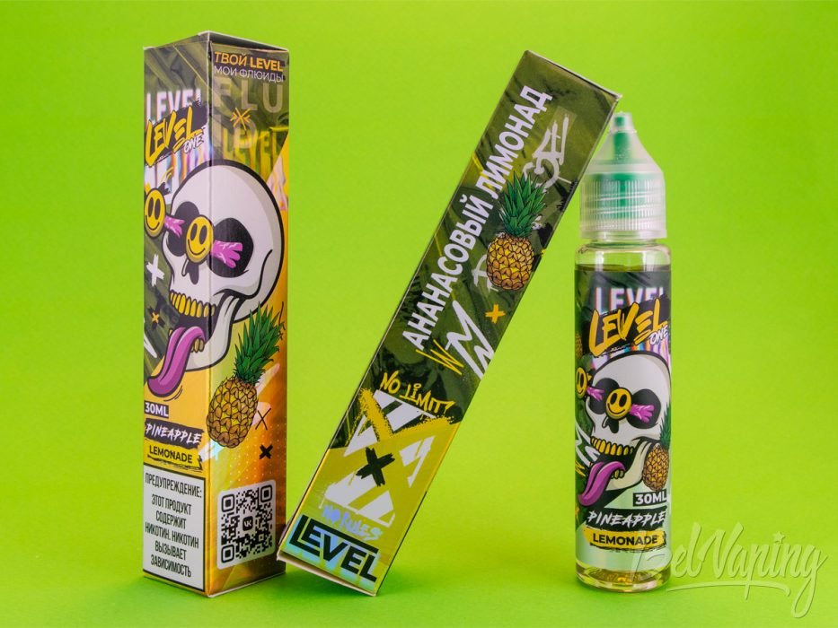 Обзор жидкостей LEVEL ONE - вкус PINEAPPLE LEMONADE