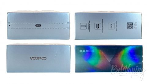 Обзор набора DRAG M100S от VOOPOO - упаковка