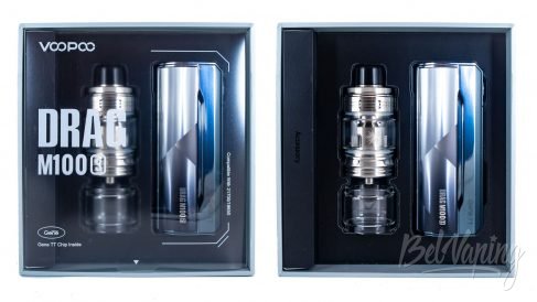 Обзор набора DRAG M100S от VOOPOO - упаковка