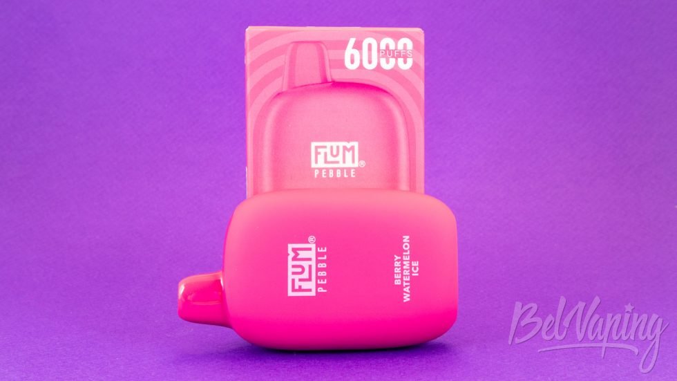 Обзор одноразок FLUM PEBBLE 6000 - вкус BERRY WATERMELON ICE