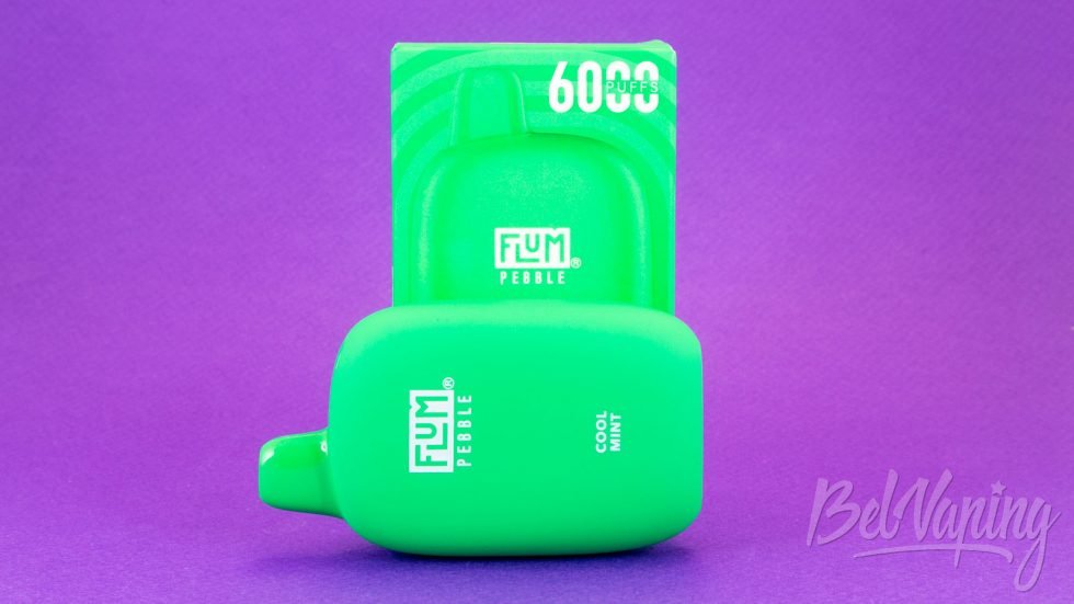 Обзор одноразок FLUM PEBBLE 6000 - вкус COOL MINT