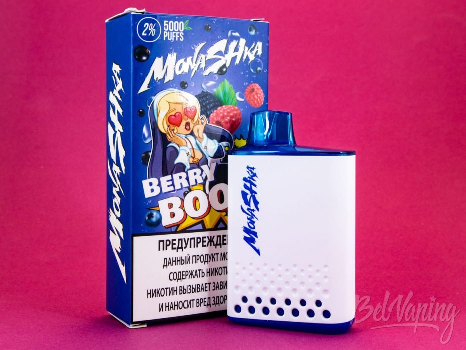 Обзор одноразок MONASHKA 5000 - вкус BERRY BOOM