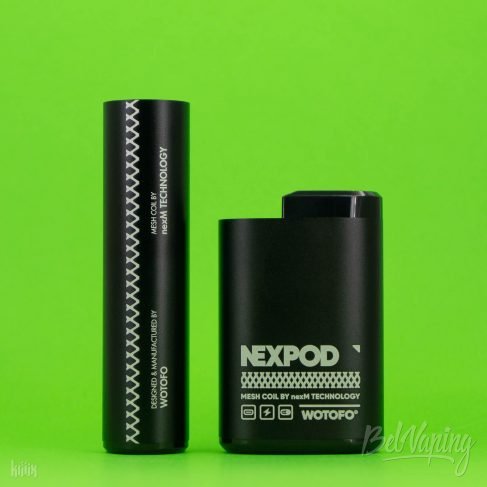 Внешний вид Wotofo nexPOD Pod и nexPOD Stick справа