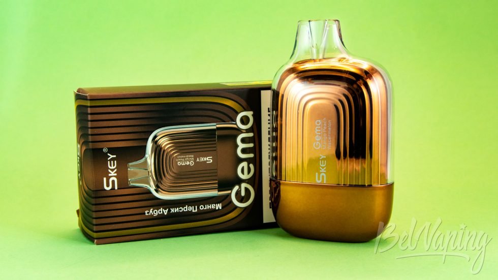 Обзор одноразок SKEY GEMA - вкус МАНГО ПЕРСИК АРБУЗ
