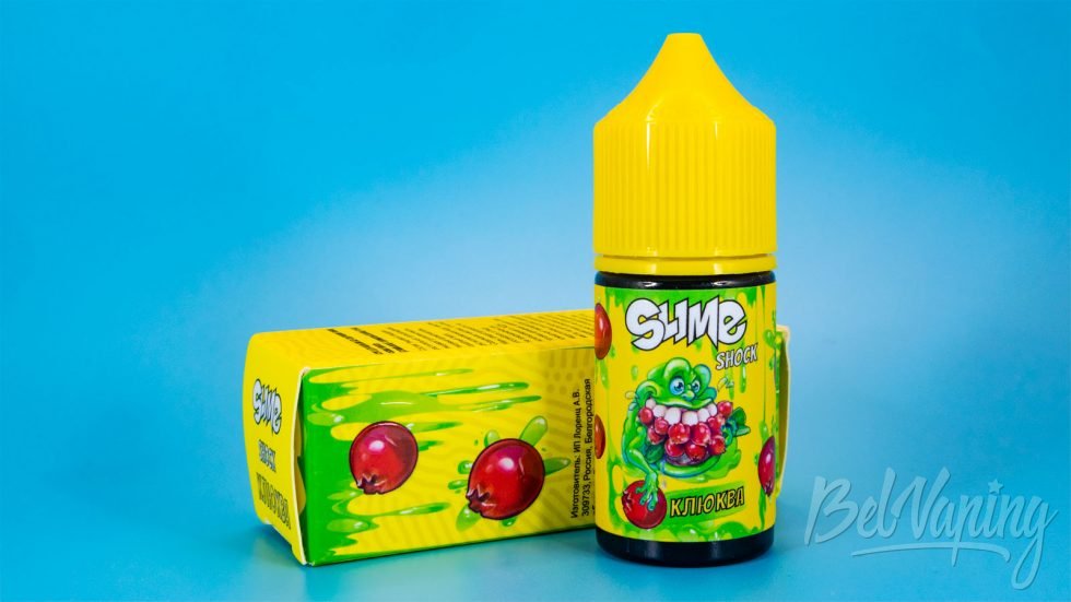 Обзор жидкостей SLIME SHOCK - вкус КЛЮКВА
