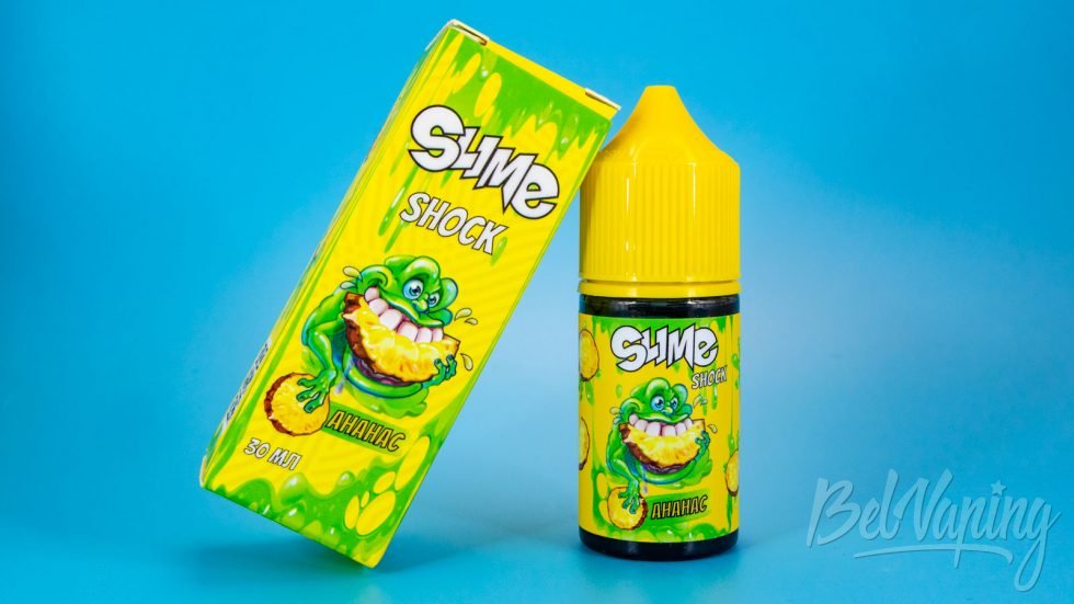 Обзор жидкостей SLIME SHOCK - вкус АНАНАС