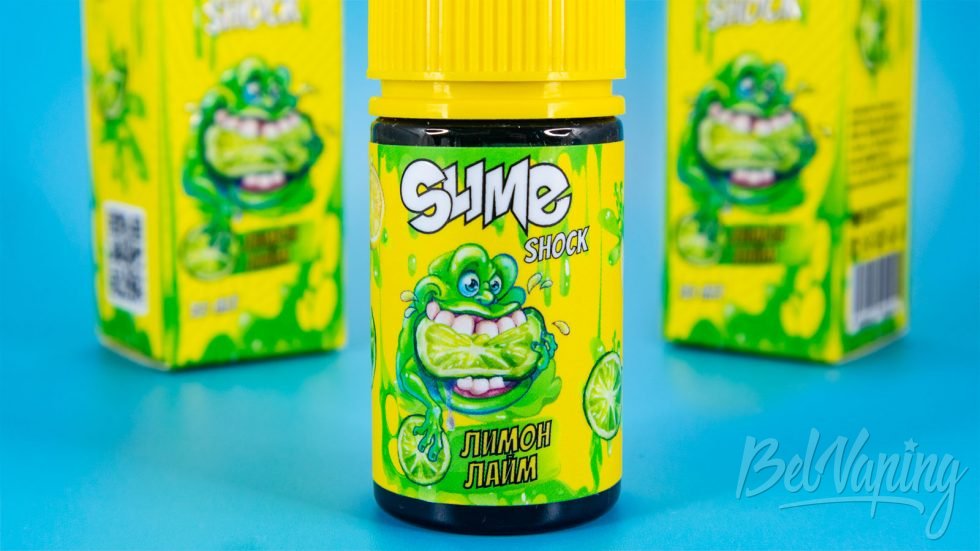 Обзор жидкостей SLIME SHOCK - вкус ЛИМОН ЛАЙМ