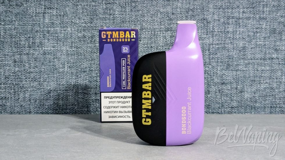 Одноразка GTMBAR BOND 6000 Blackcurrant Juice