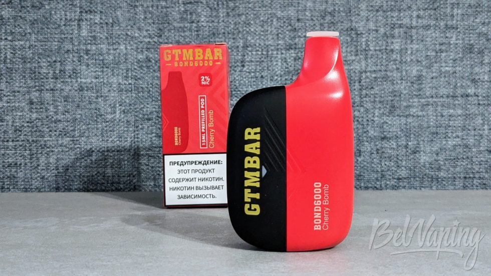 Одноразка GTMBAR BOND 6000 Cherry Bomb