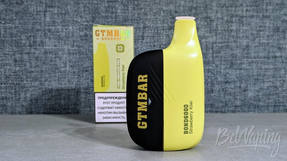 Одноразка GTMBAR BOND 6000 Strawberry Kiwi