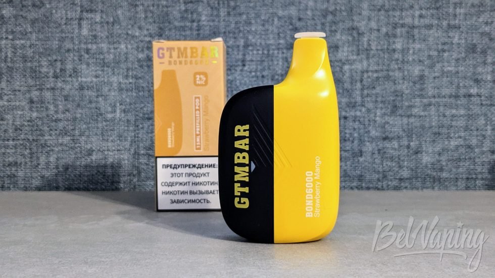 Одноразка GTMBAR BOND 6000 Strawberry Mango